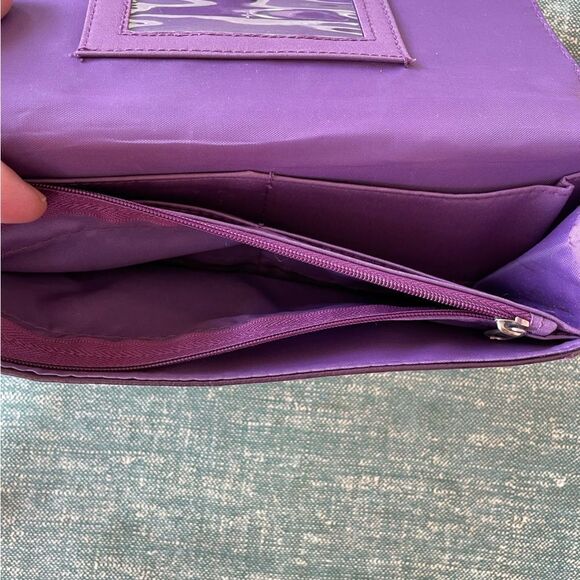 Kenneth Cole Reaction Purple Wallet EUC - Picture 6 of 7